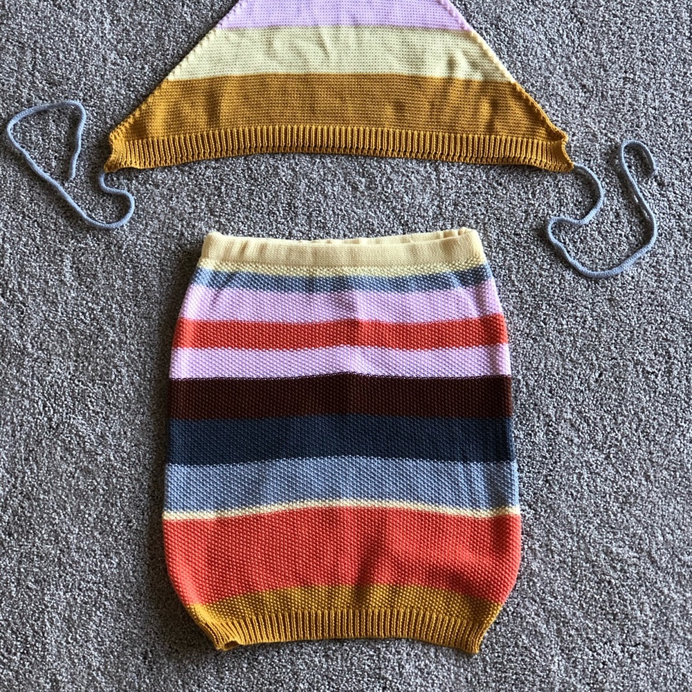 Crochet skirt and top | Size M